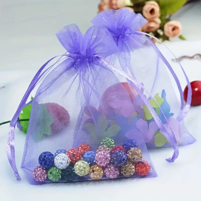 Organza Bags 7.5x9.5cm 10pack