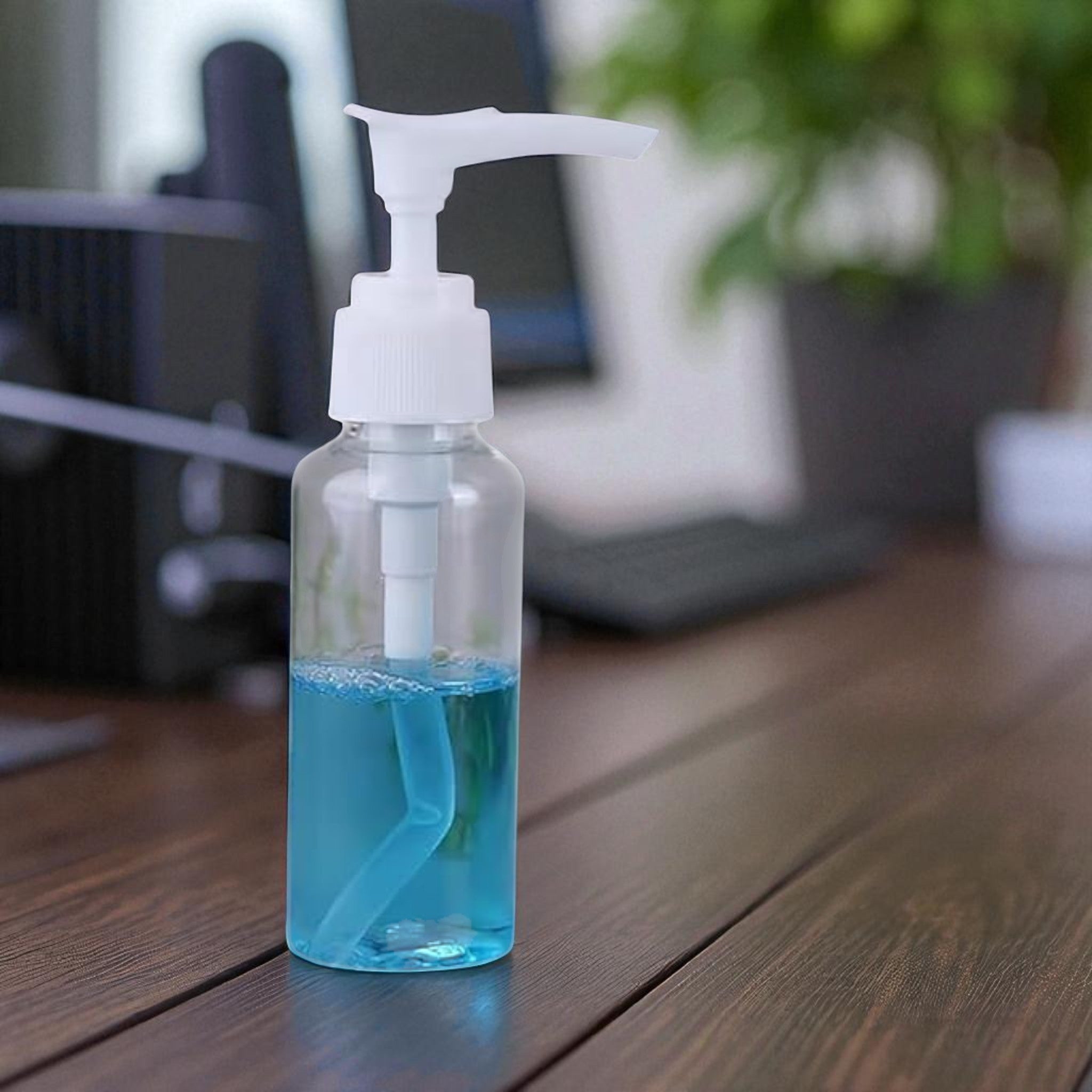 80ml PET Plastic Cosmetic Lotion Pump Bottle