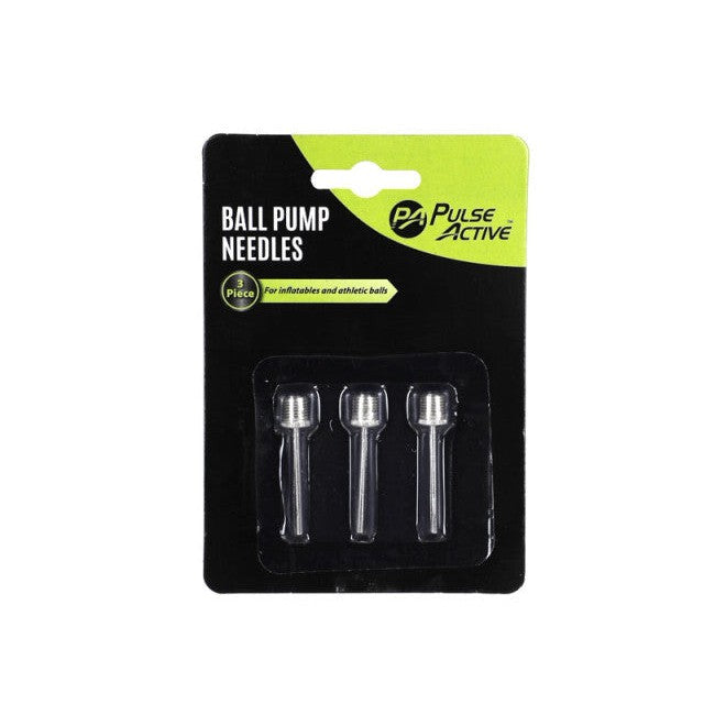 Pulse Active Ball Pump Inflator Needles 3pack