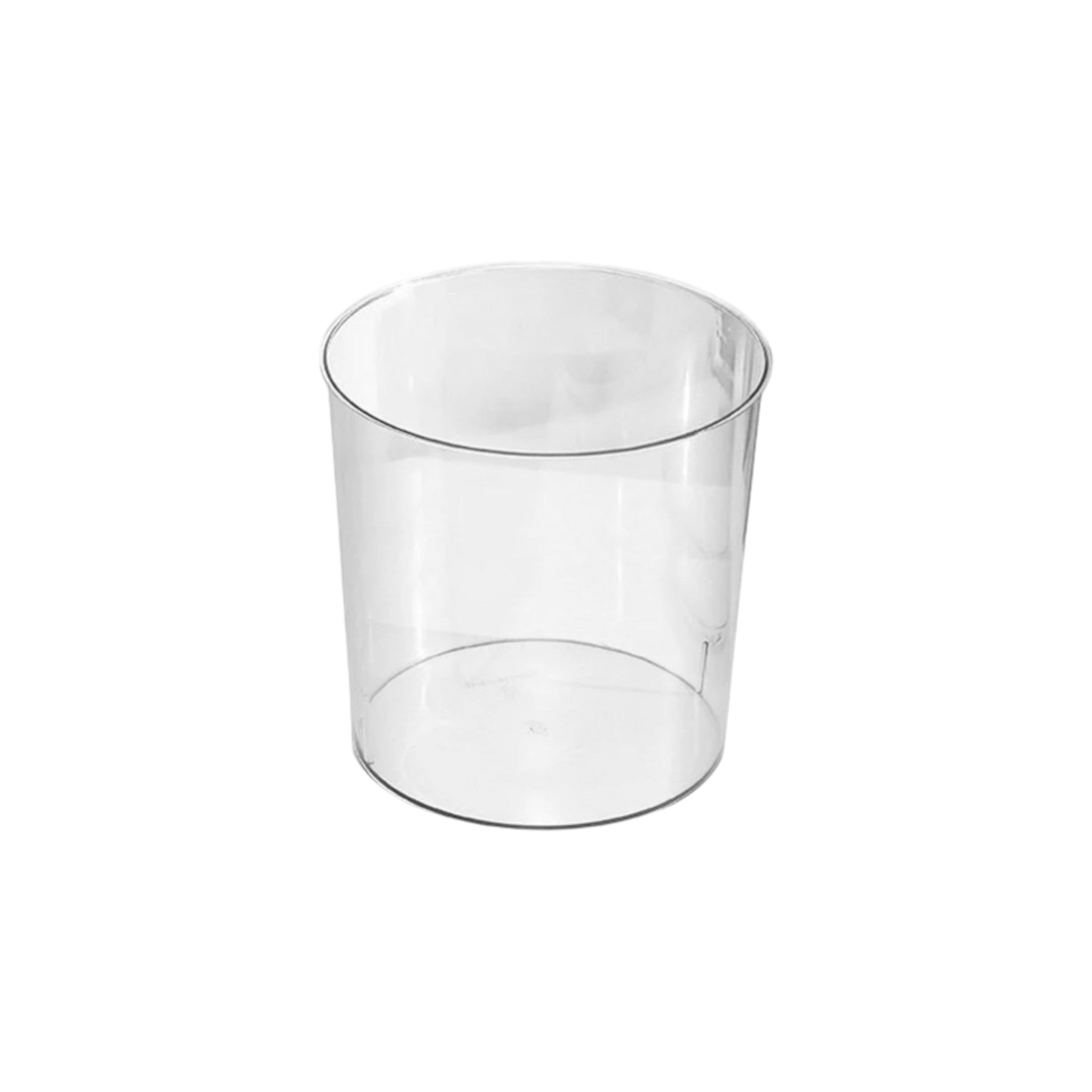 Acrylic Plastic Mini Open-Top Reusable Dessert Cups 10Pcs 4.5cmx4.5cm