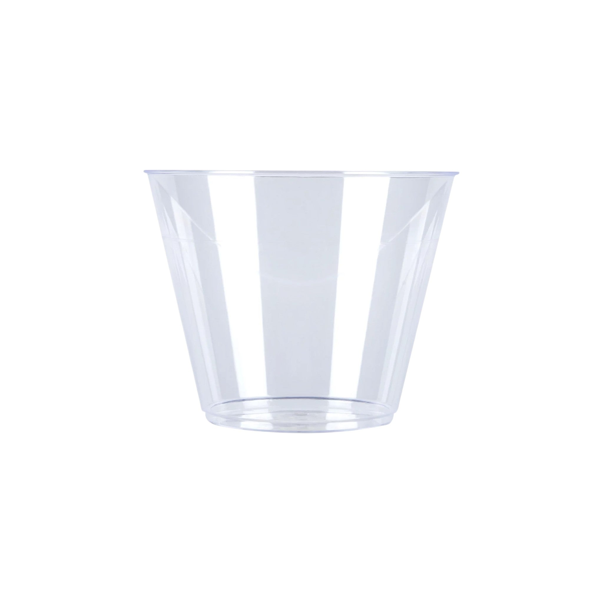 Acrylic Plastic Round Reusable Dessert Cups 180ml 10Pcs 7.7x7cm