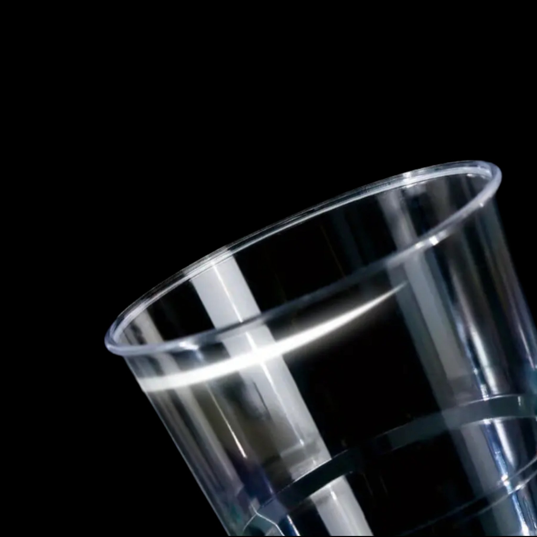 Acrylic Plastic Mini Reusable Dessert/Drinking Cups 200ml 10pack