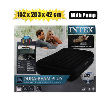 Intex Rest On Double Air Bed 152x203x42cm with Pump
