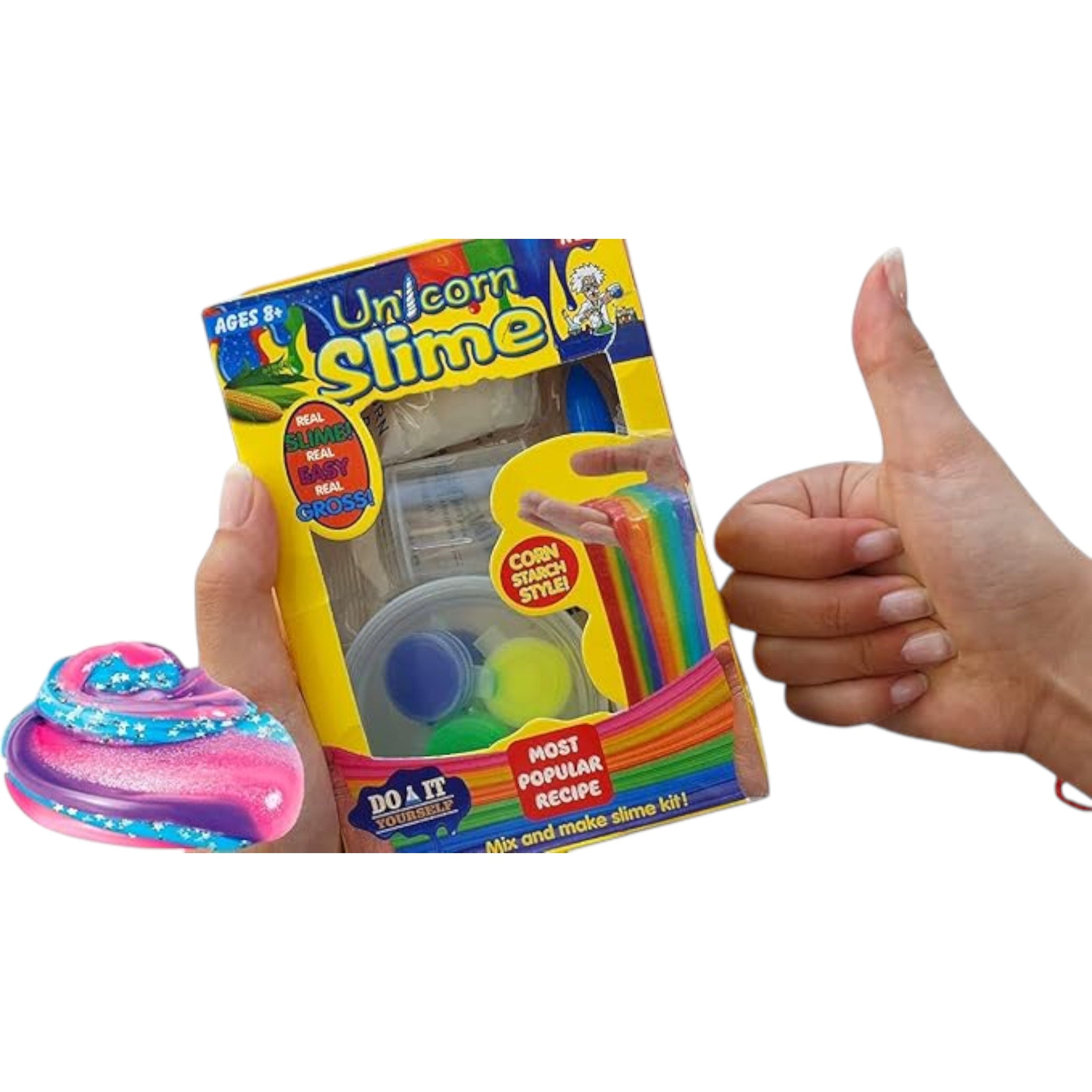 DIY Unicorn Rainbow Slime