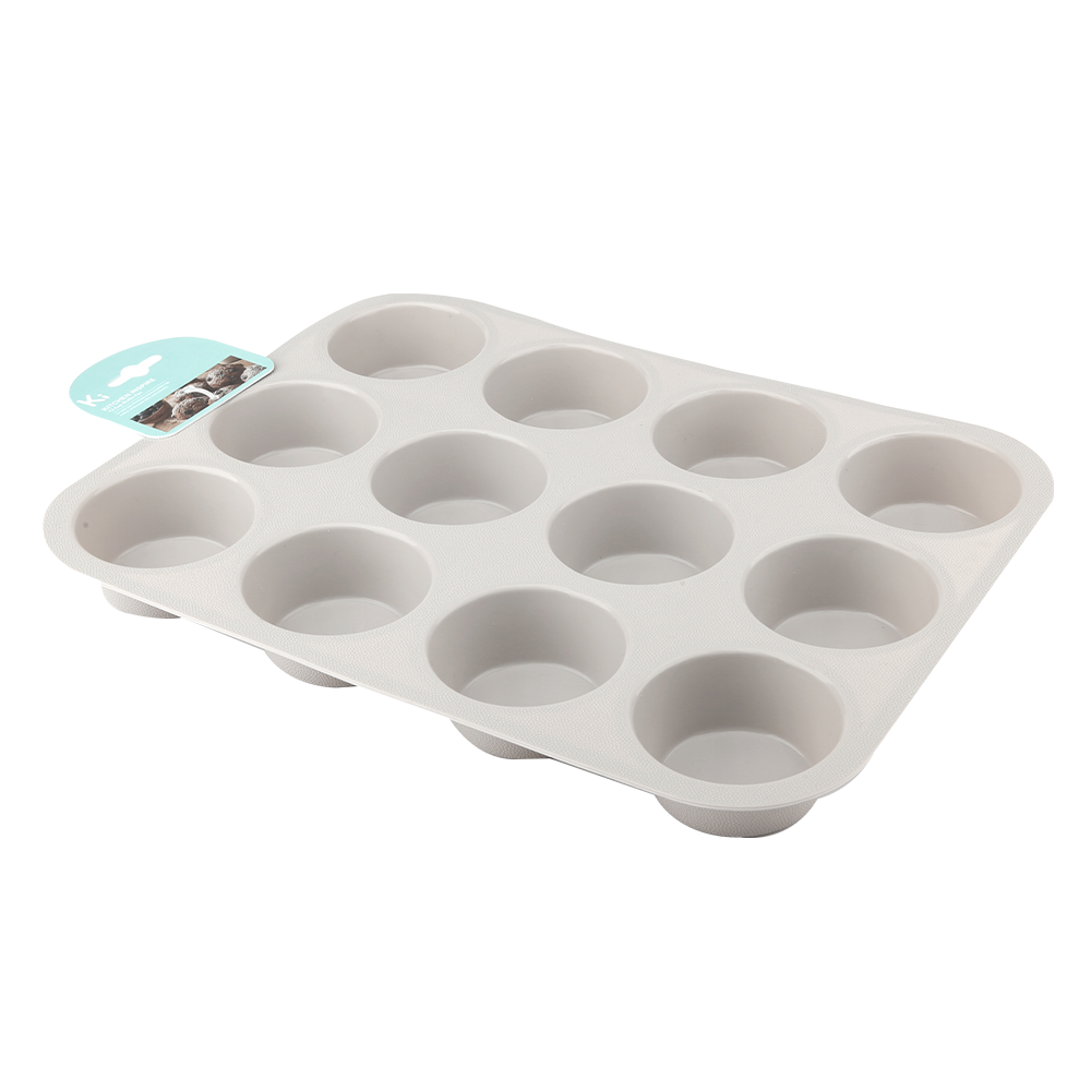 Kitchen Inspire Silicone Muffin Cup Pan 12-Cup