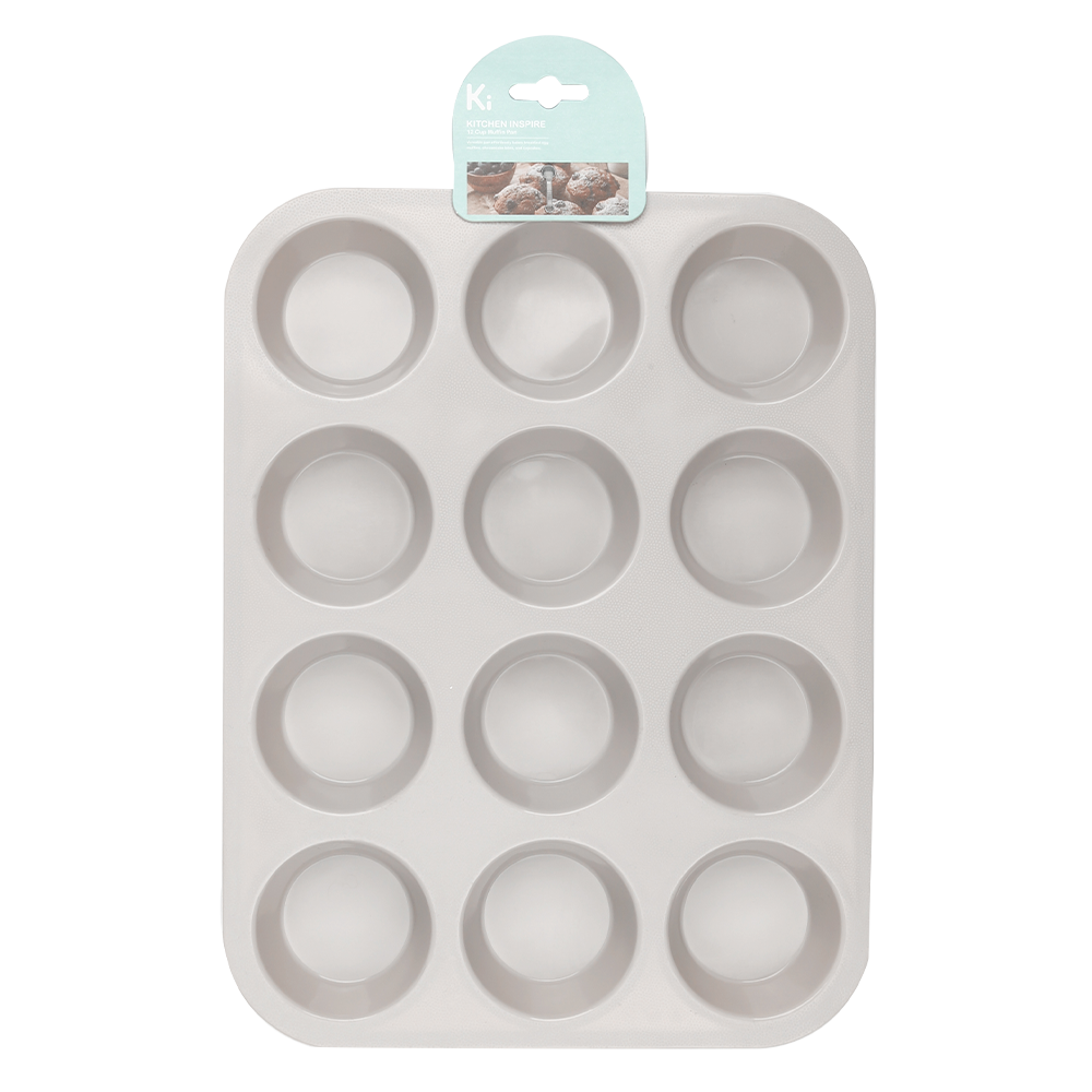 Kitchen Inspire Silicone Muffin Cup Pan 12-Cup