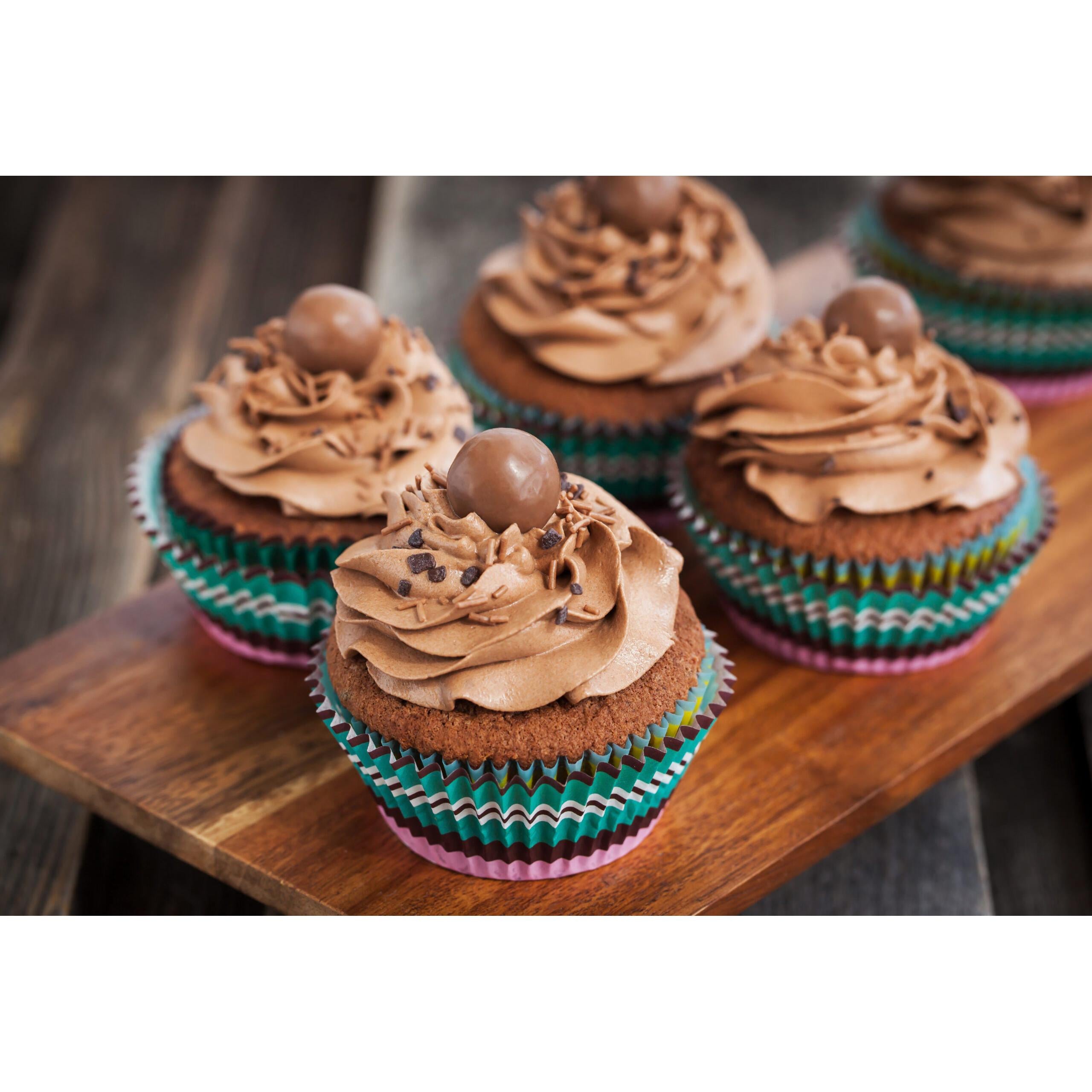 Kitchen Inspire Greaseproof Muffin Cupcake Cups 96