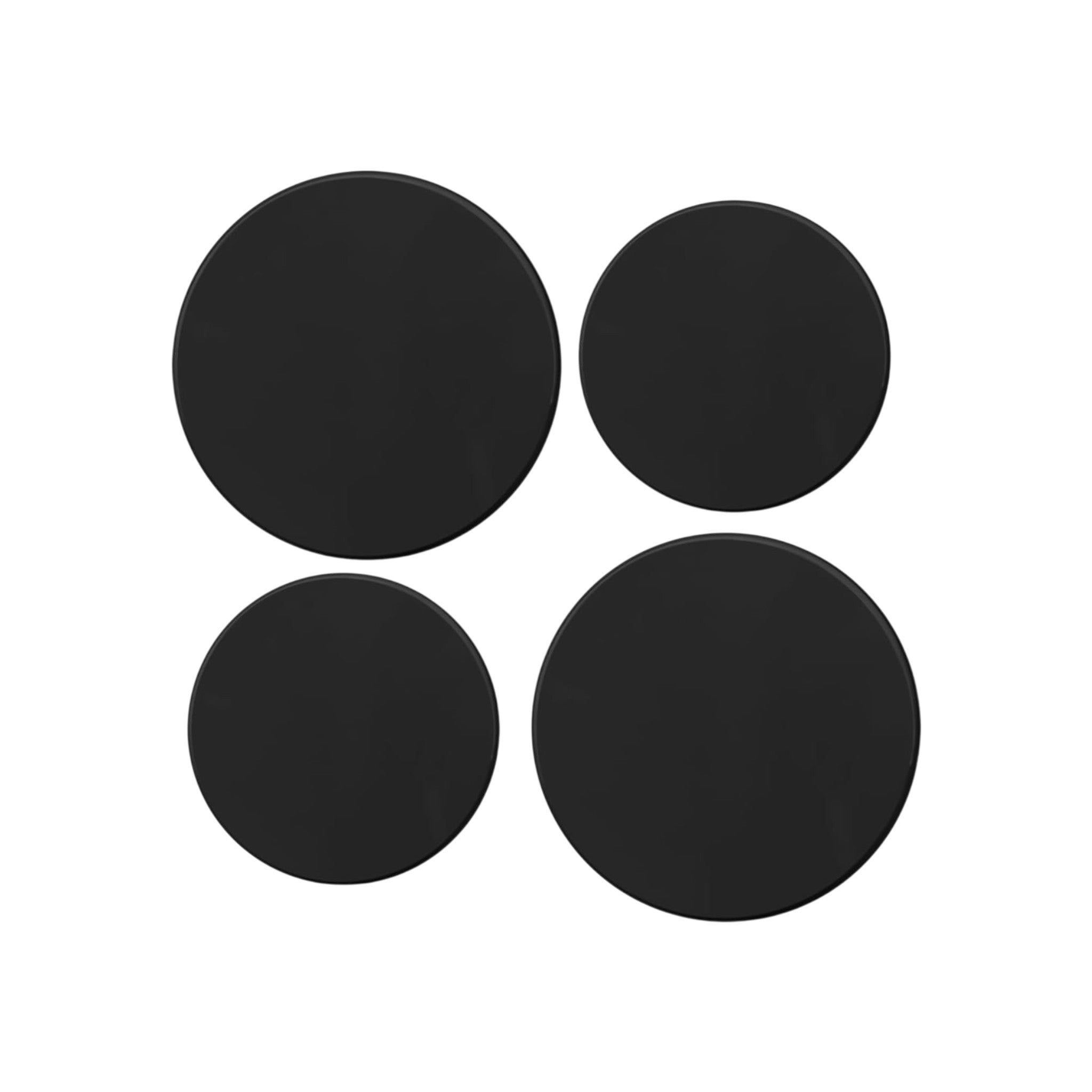 Stove Plate Covers Solid Stainless Steel 4pc