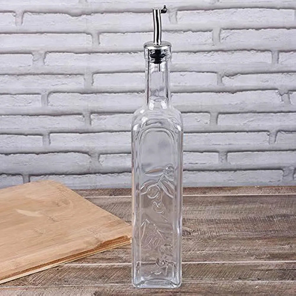 Pasabahce 500ml Oil & Vinegar Set with Metal Pourer 2pcs 24003
