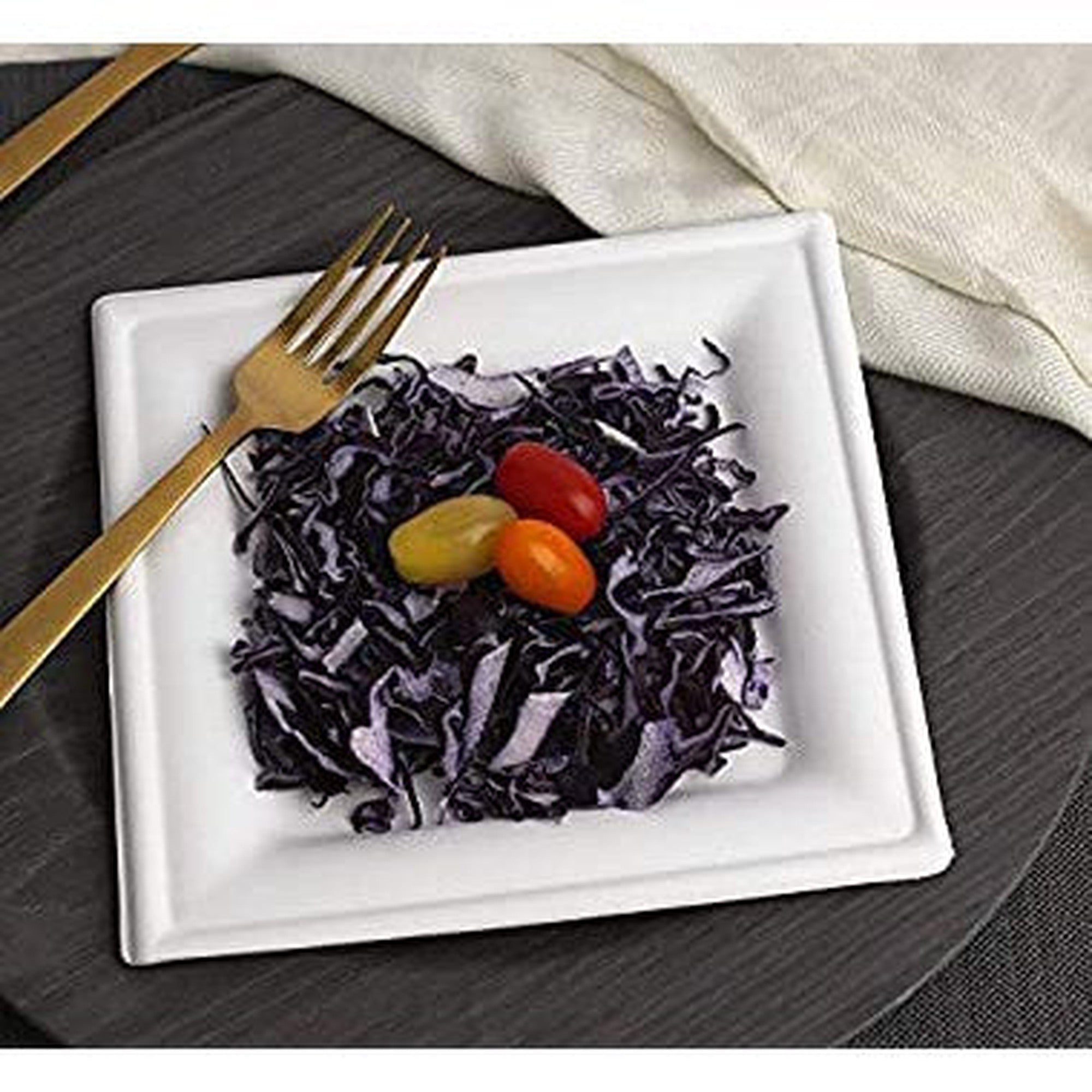 Biodegradable Bagasse Takeaway Plate Square 26x26cm 5pack