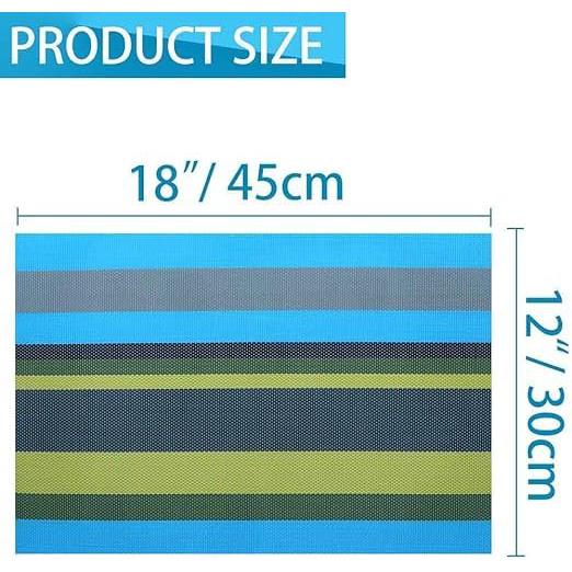 PVC Placemats 45x30cm 4pc Set