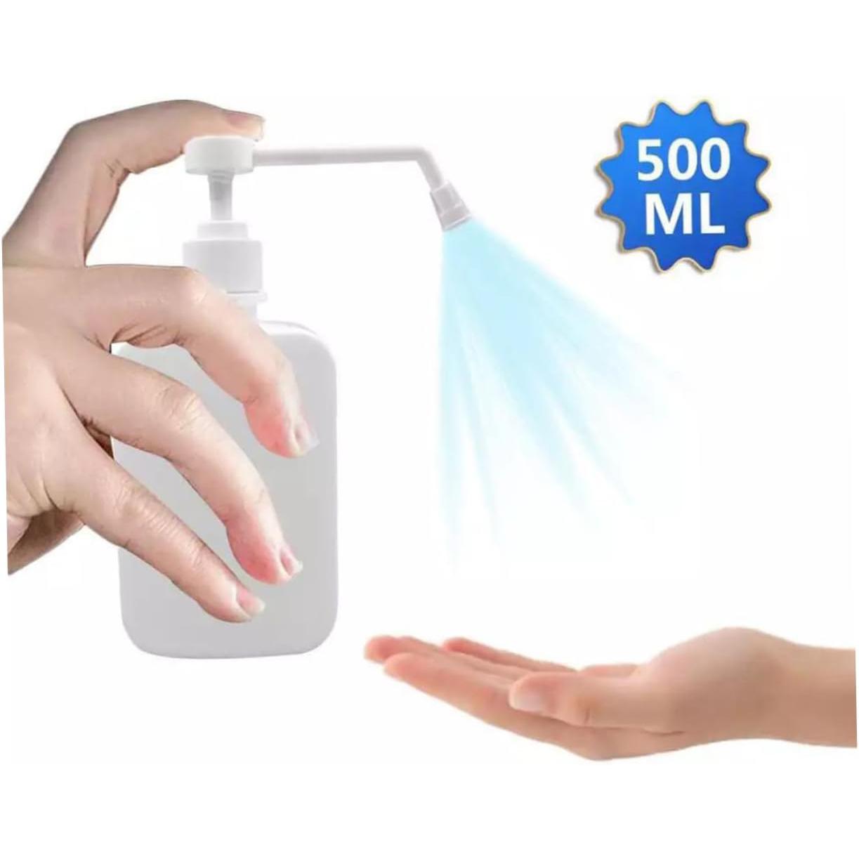 500ml HDPE Boston Bottle with Long Nose Pump Lid