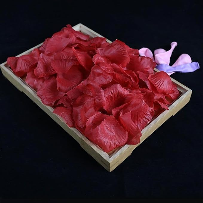 Flower Petals Rose Burgundy 150pcs