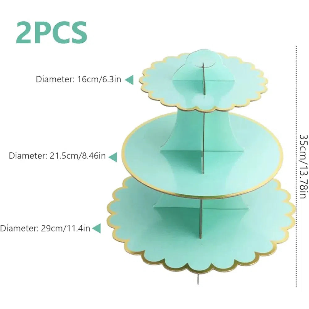 Cardboard Cupcake Stand 3-Tier