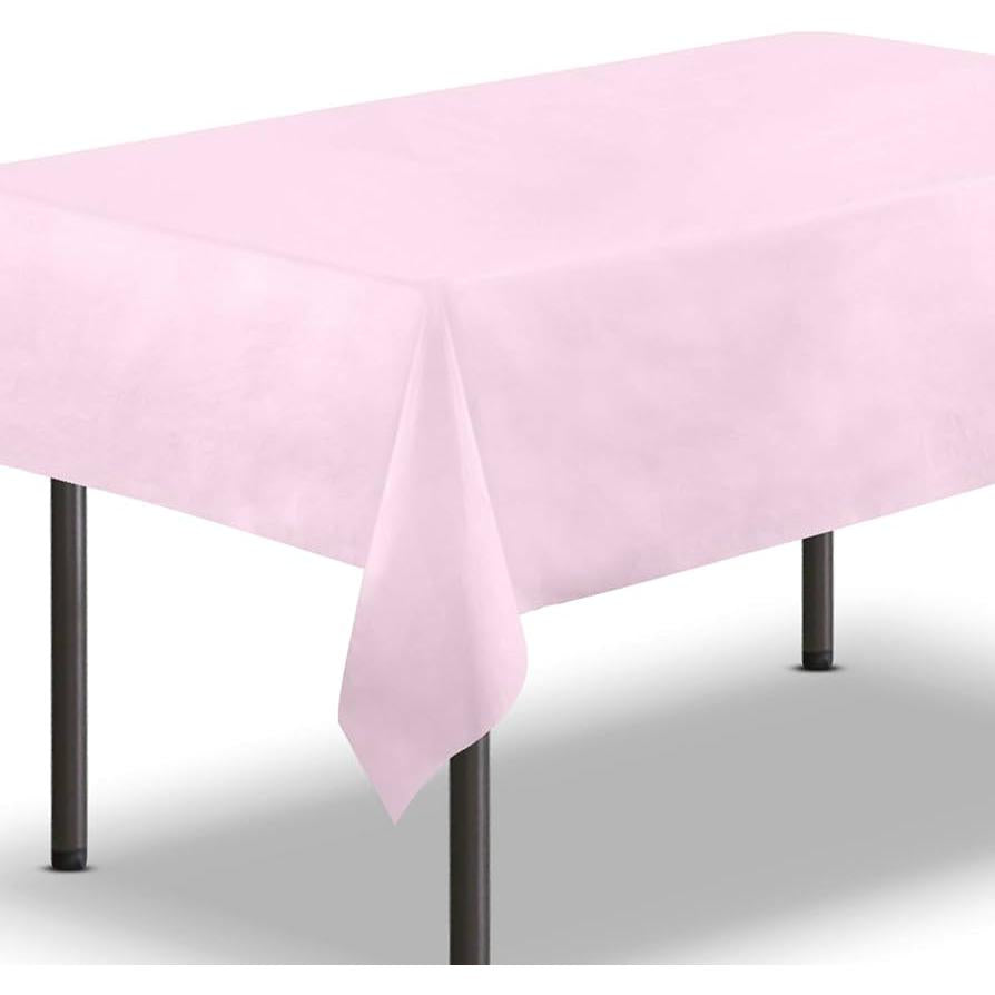 Multipurpose Plastic Party Table Cover Disposable & Reusable 137x183cm