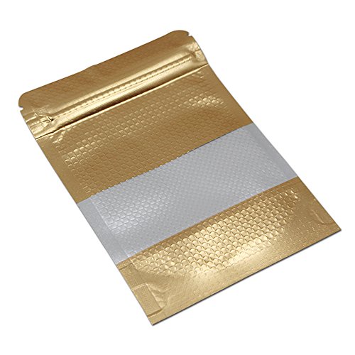 Aluminium Metalized Zip Lock Resealable Foil Bags with Window