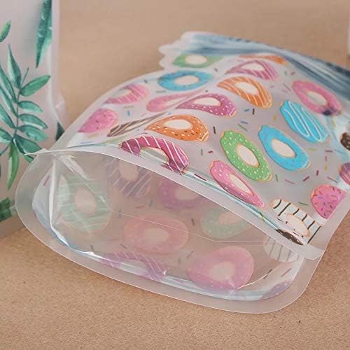 Stand-up Food Saver Zip Lock Pouch Bags Patterned Jar Shaped Resealable Storage Packaging 1pc