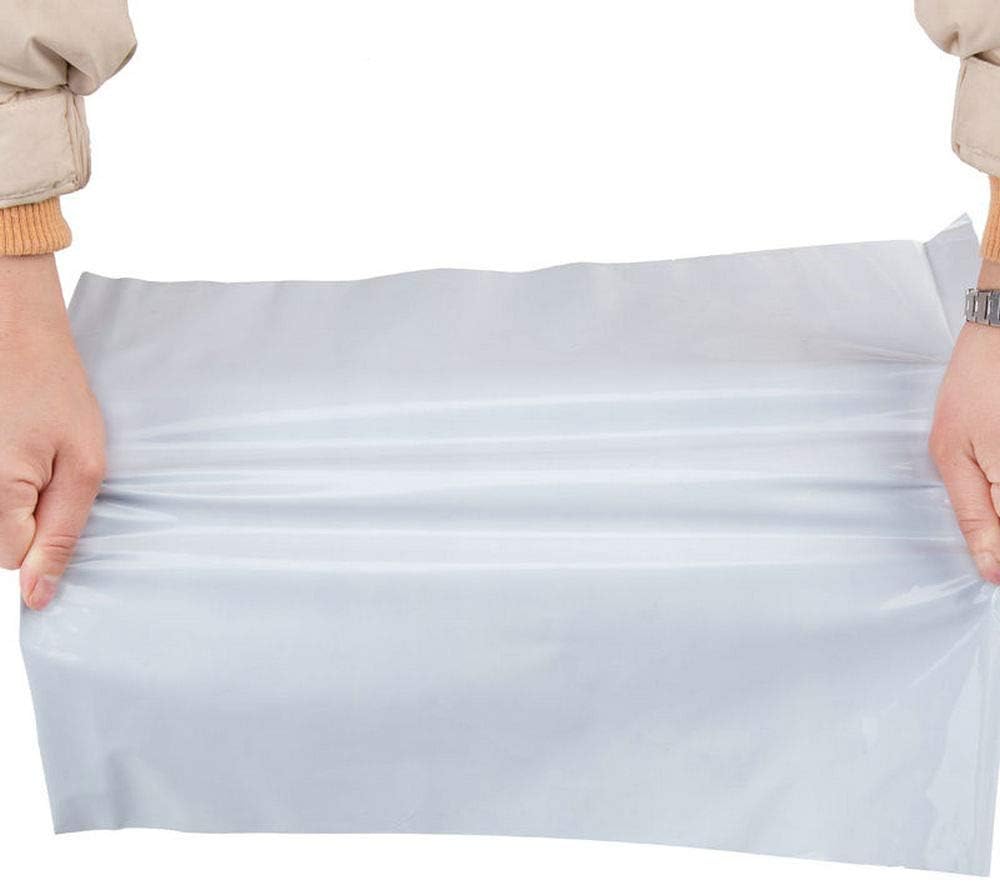 Tamper Proof White Courier Bag Self Adhesive Seal Packaging Pouch 75microns - Heavy Duty Virgin Material