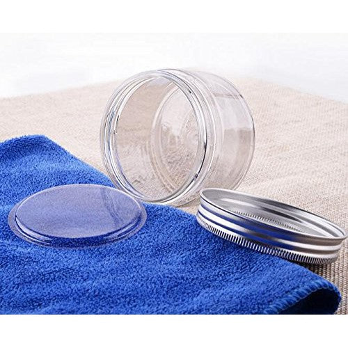 PET Plastic Jar with Aluminium Screw on Lid