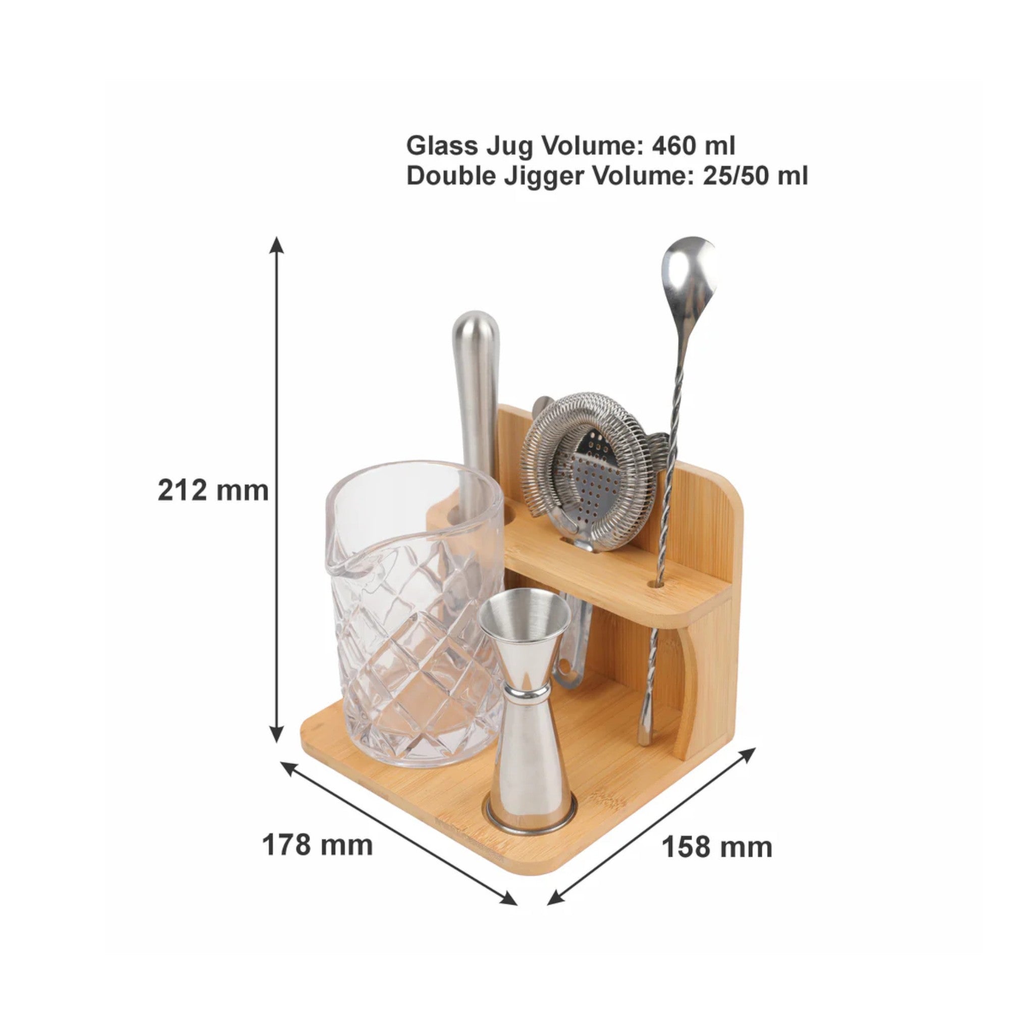 Bar Butler Cocktail Mixology 6pcs Set