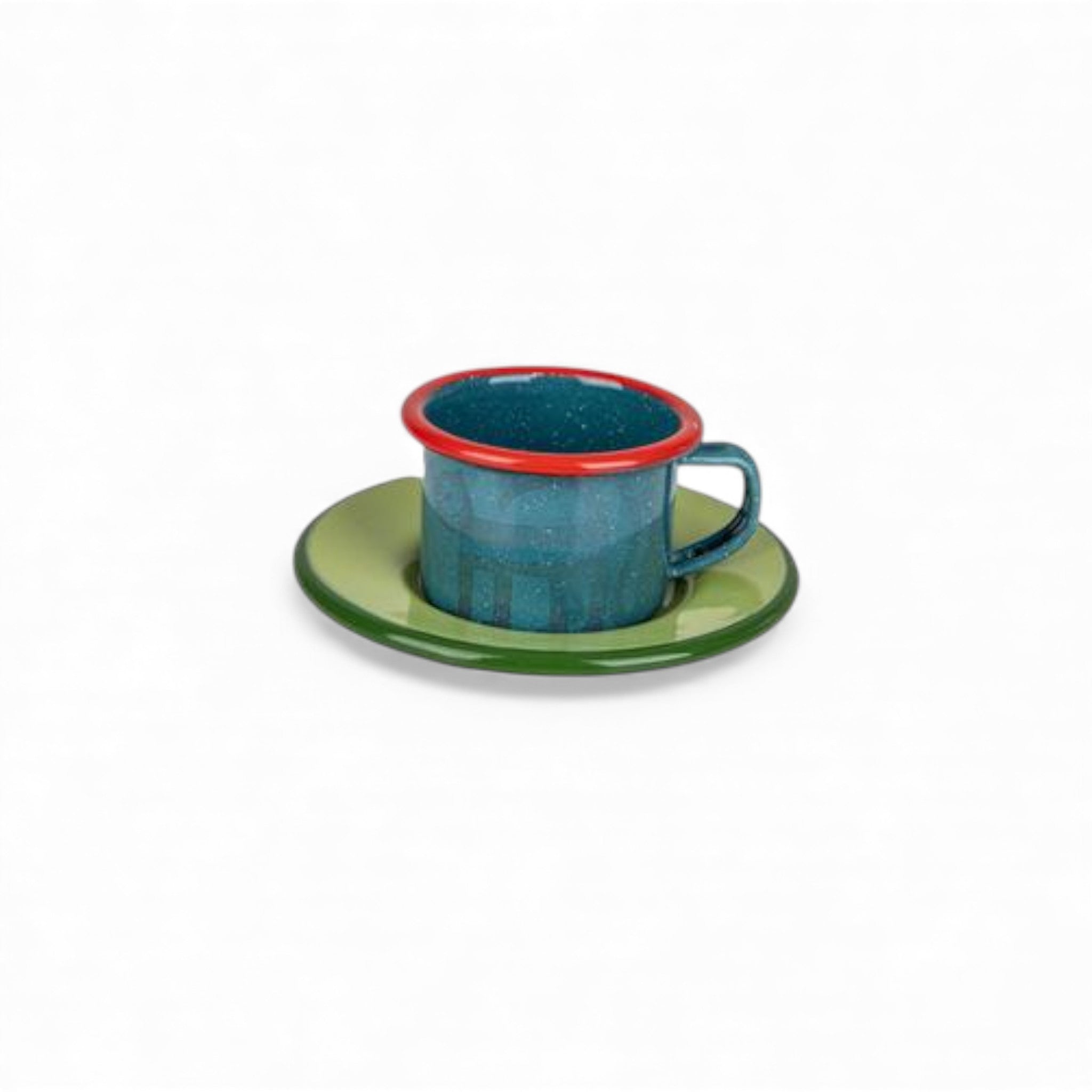 Enamel 6cm Cup & Saucer