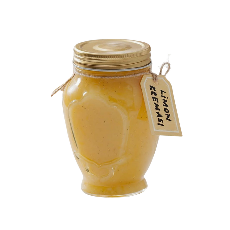 Glass Canister Jar 370ml with Gold Lid SGN1360