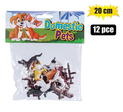 Animal Domestic Pets 12pcs Assorted 20cm