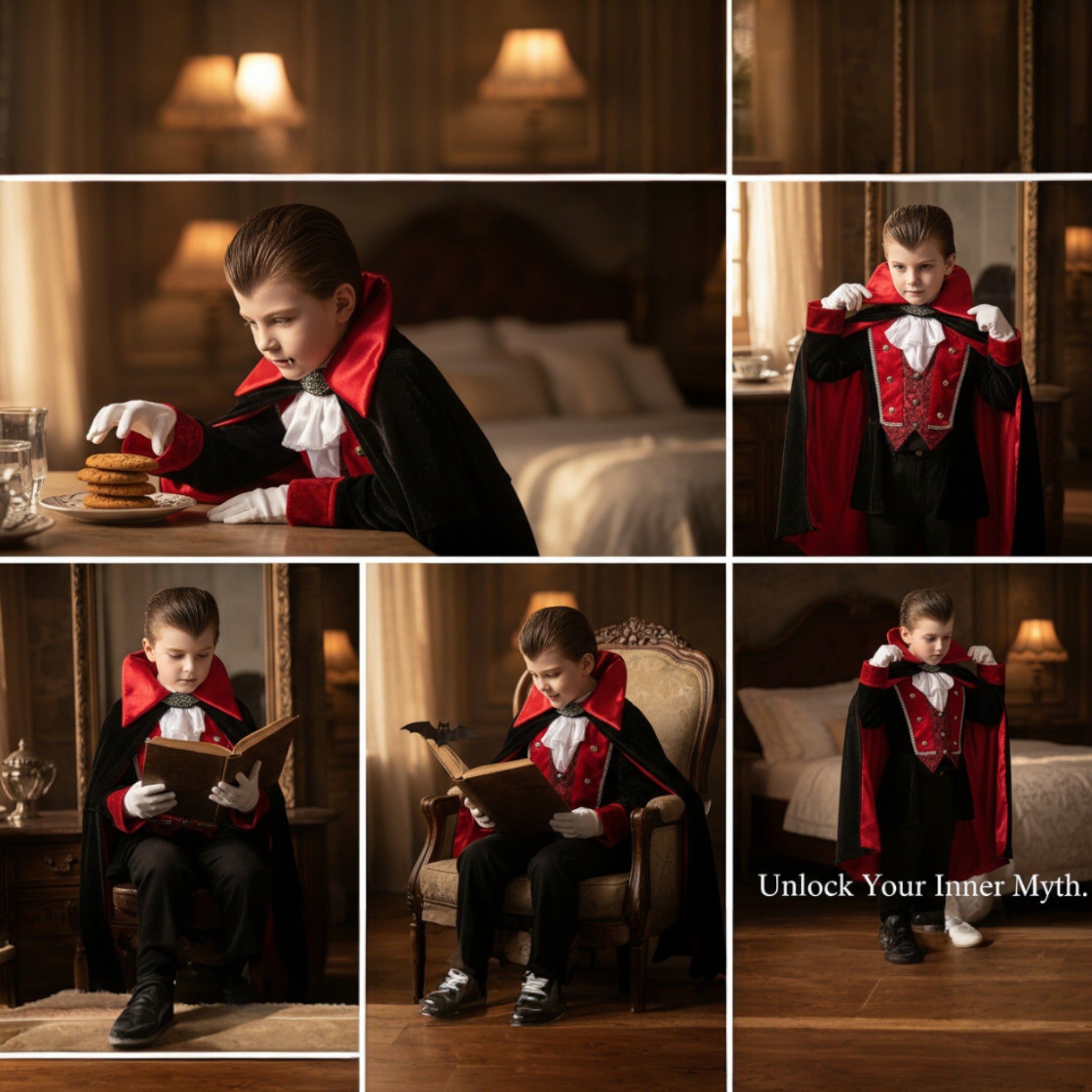 Kiddies Vampire Costume – Spooky Fun for Little Monsters