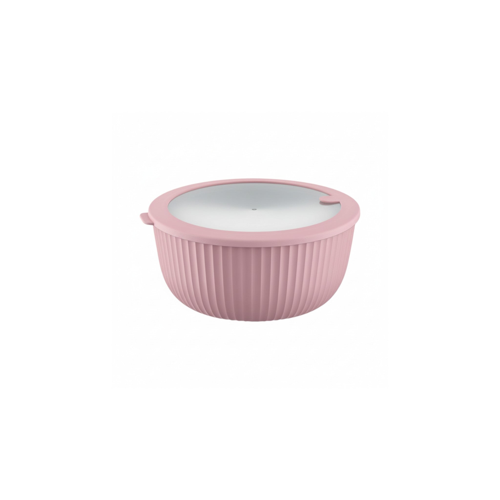 Plastic Elegant Line Dora Bowl with Lid 1300ml
