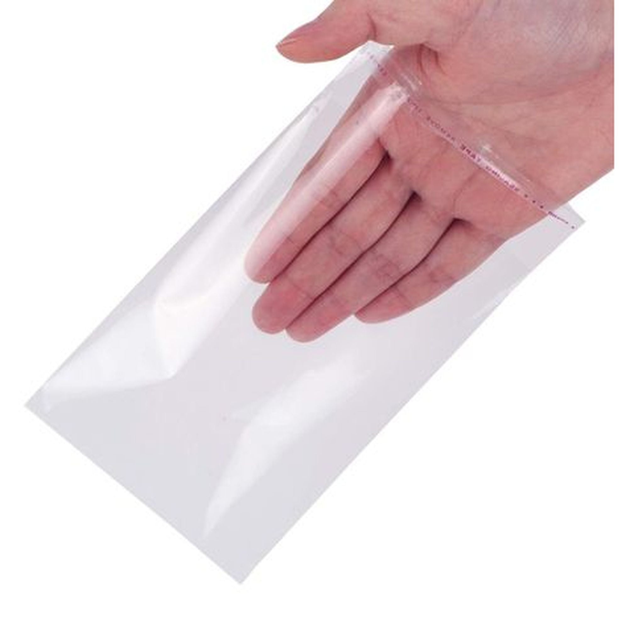 Polyprop Cellophane Selfseal Bags 6.5x15cm 30mic 100pack