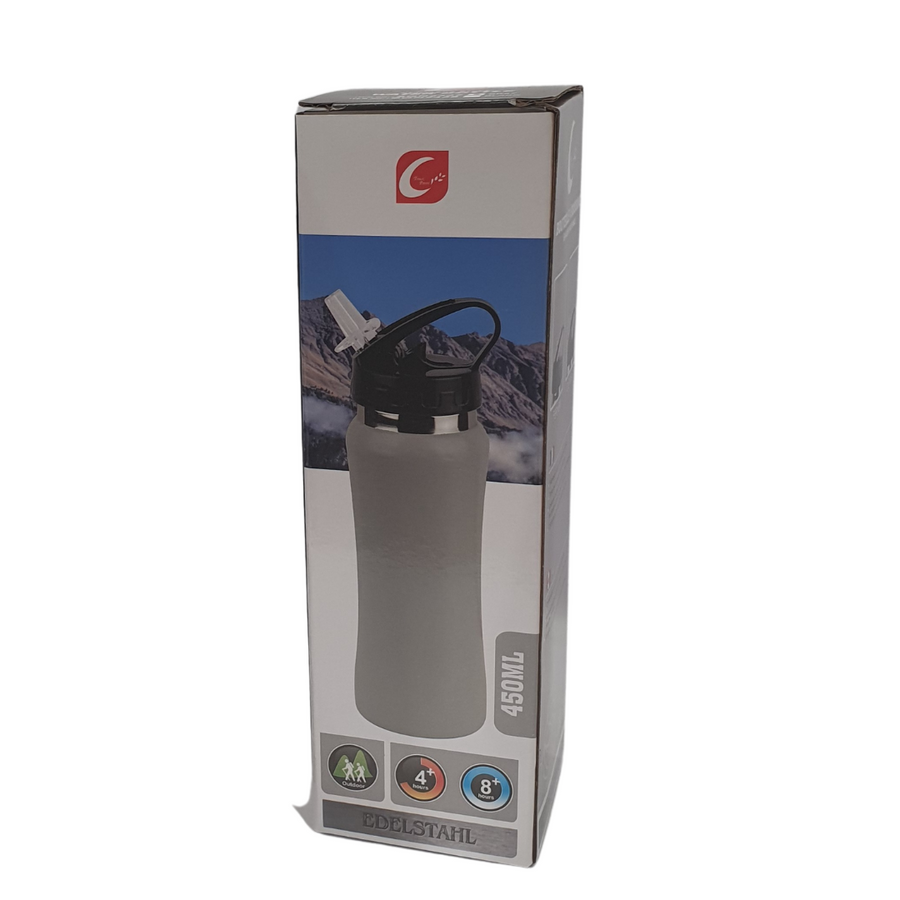 Sports Flask Water Bottle with Straw 450ml SGN2437