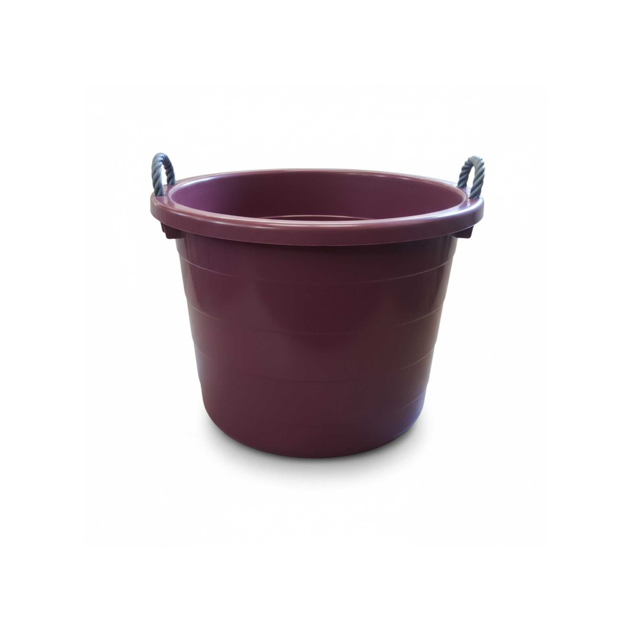 75L Plastic Jumbo Basin Tub with Carry Rope Virgin Plastic