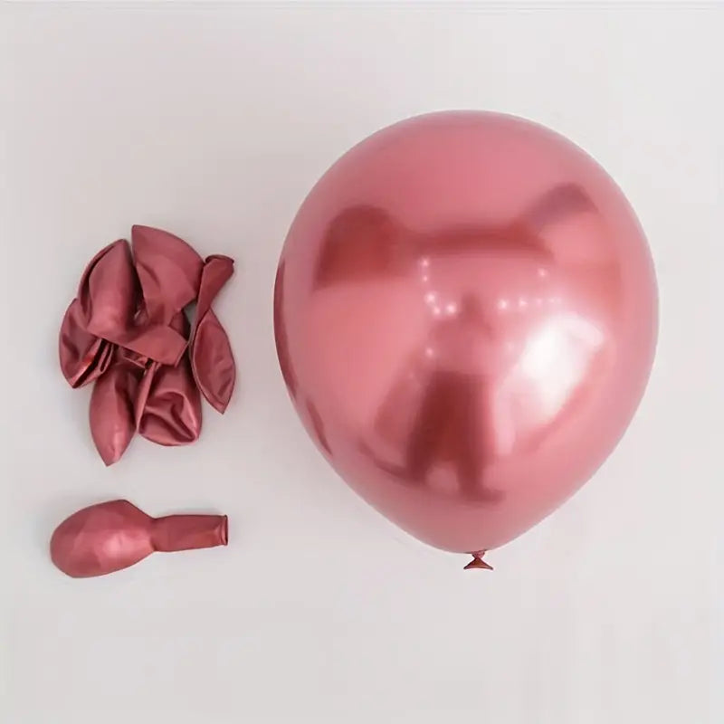 Latex Metallic Party Balloons ±30cm 12inch 10pack