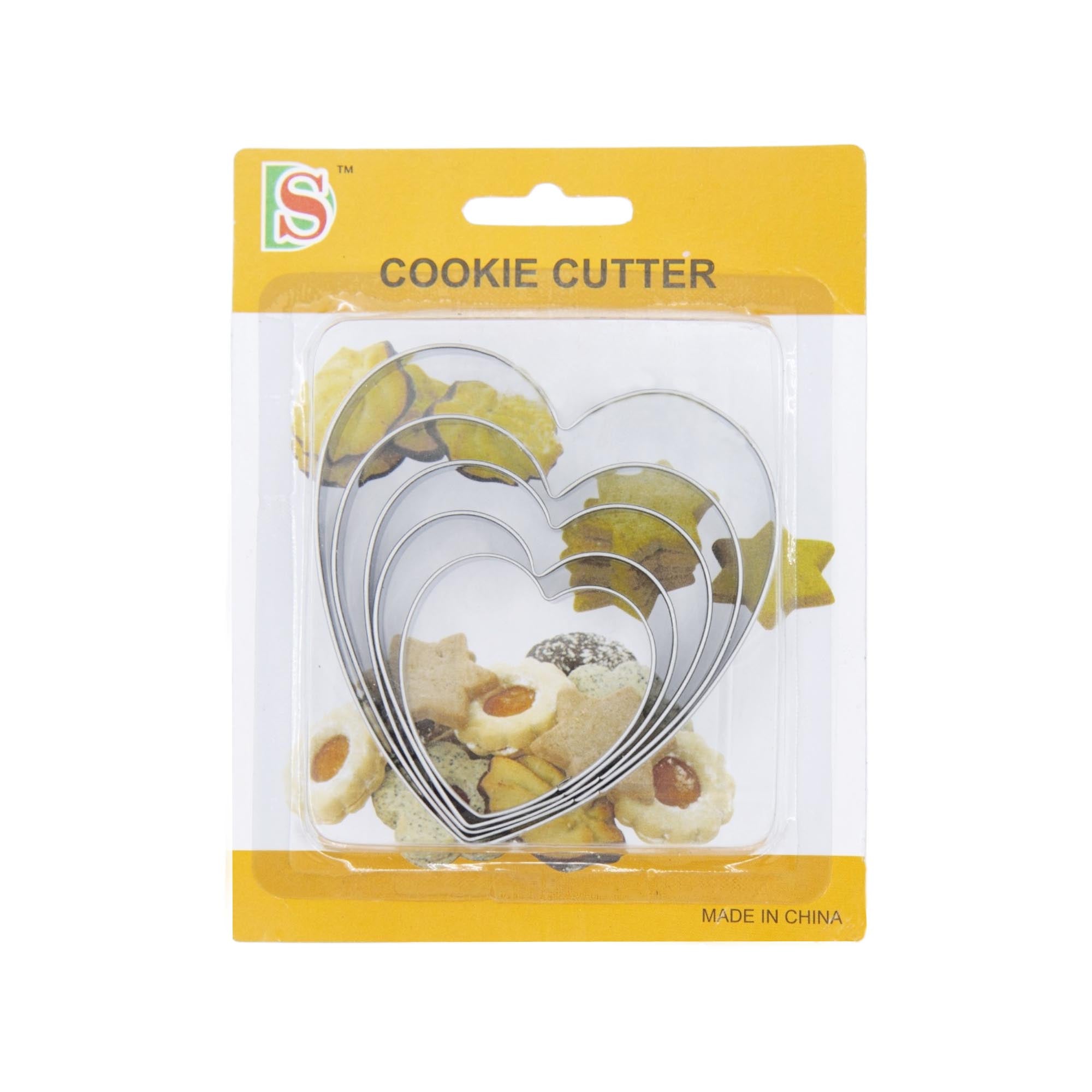 Cookie Cutters Metal Heart Design 5pack 1848