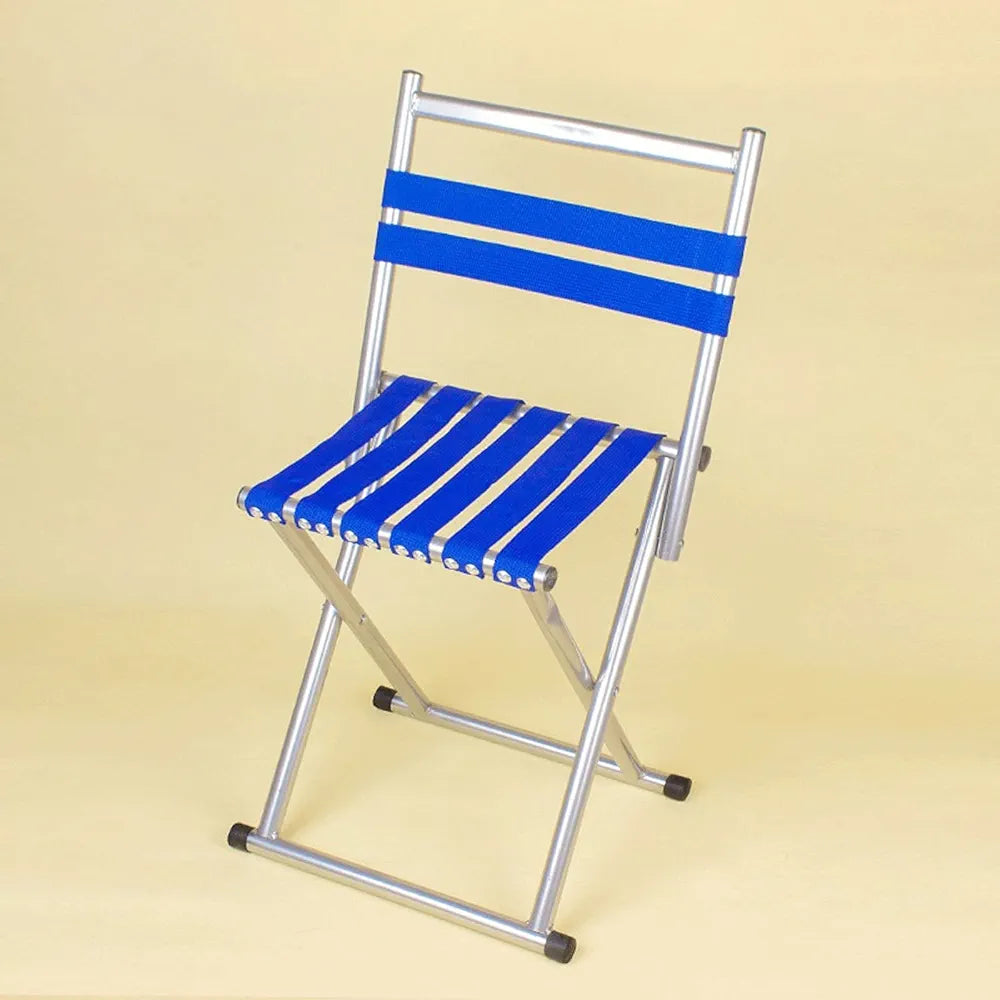 Portable Camping Steel Folding Chair 50x34x42cm