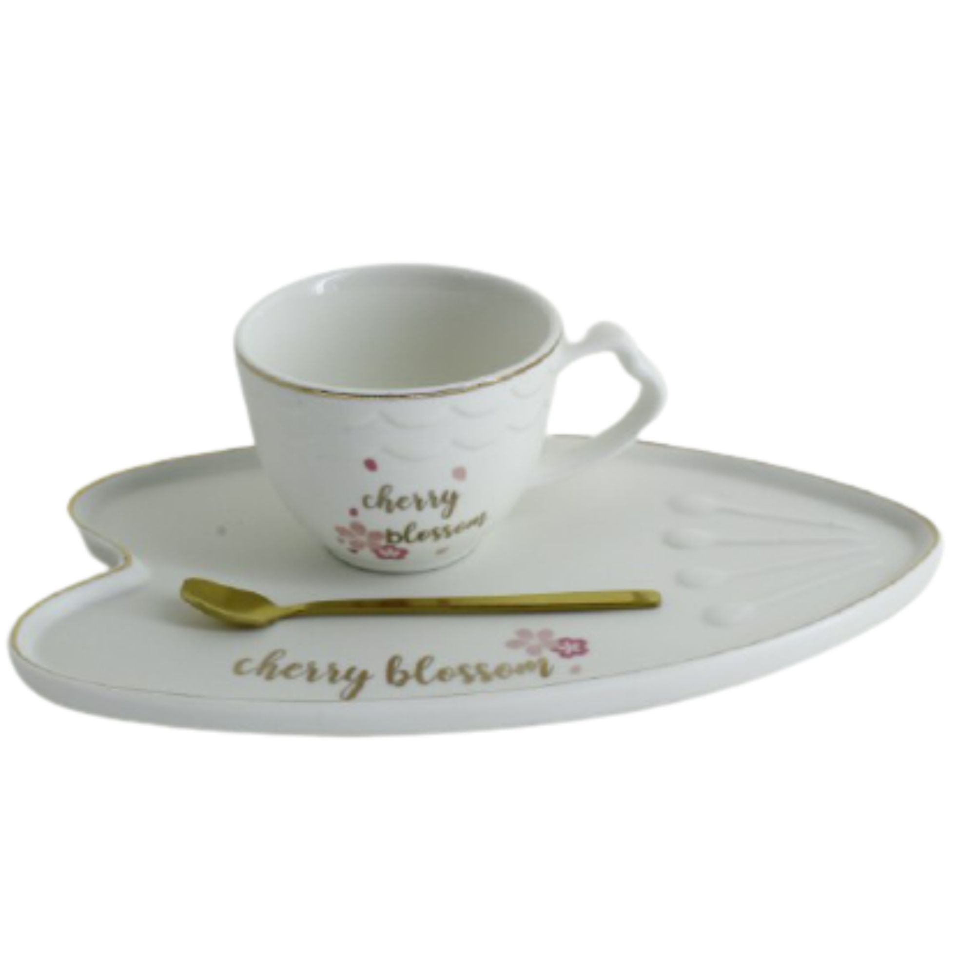 Luxury Ceramic Cup Saucer Set 190cc