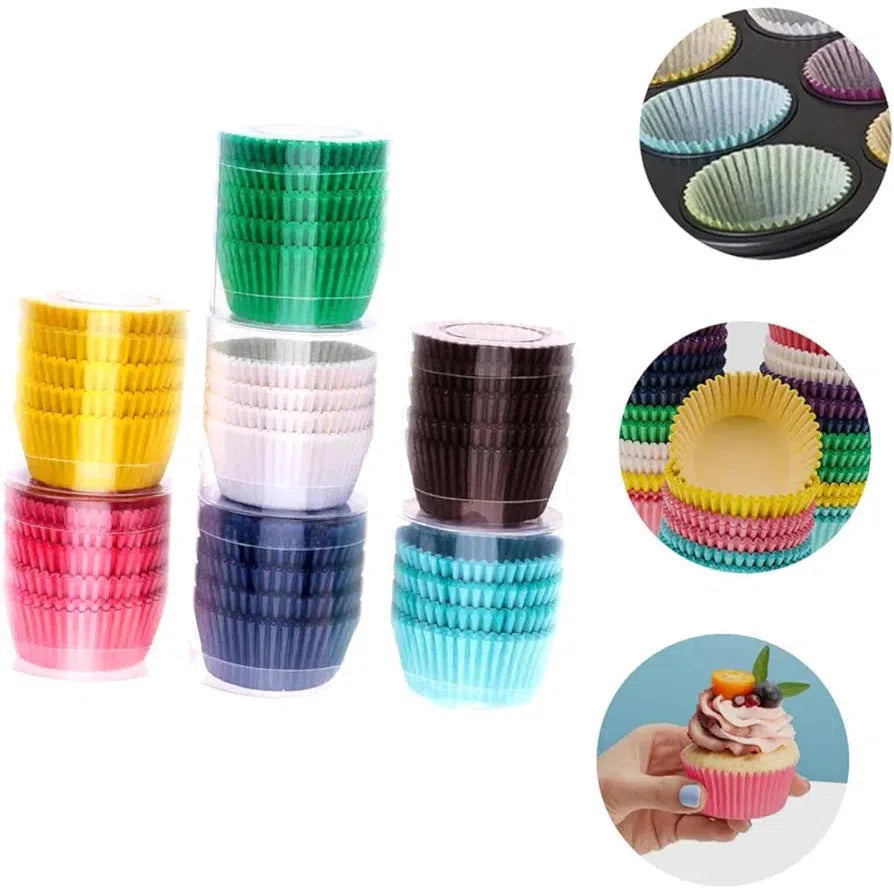 Baking Cupcake Paper Liners 12cm Pastel Colors 100pack