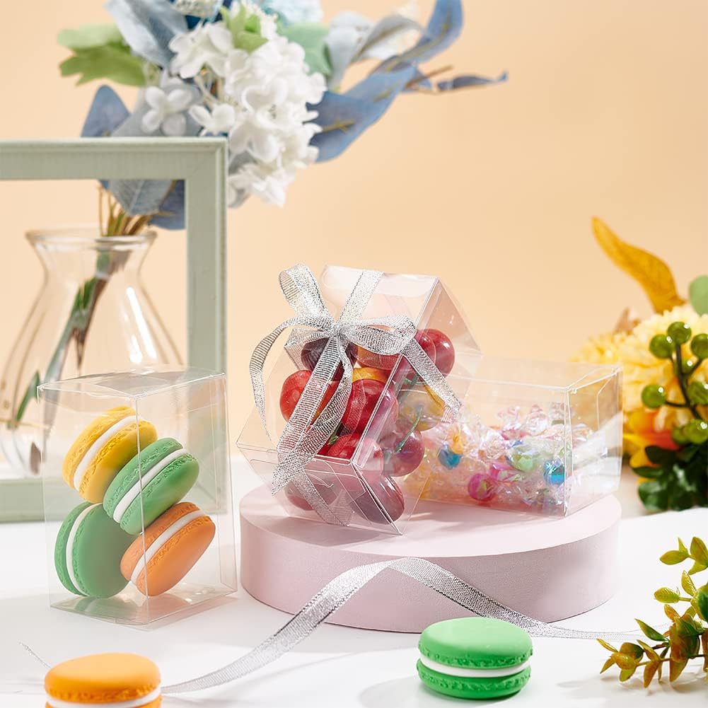 PVC Gift Boxes Transparent Open 1-Side 12pack