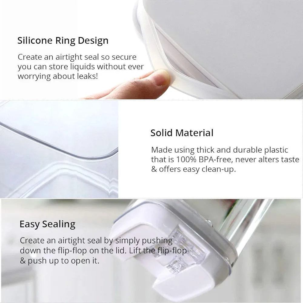 Titiz Plastic Storage Canister Box 700ml Air Tight lid TM-712