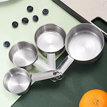 Stainless Steel Measuring Jug 4Pcs Heavy Duty KG1507