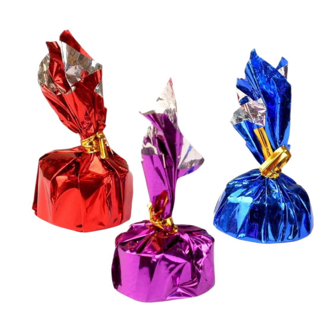 Alumnium Metallic Wrapping Twist Ties Ribbon 8cm for Gift Packaging 750pack