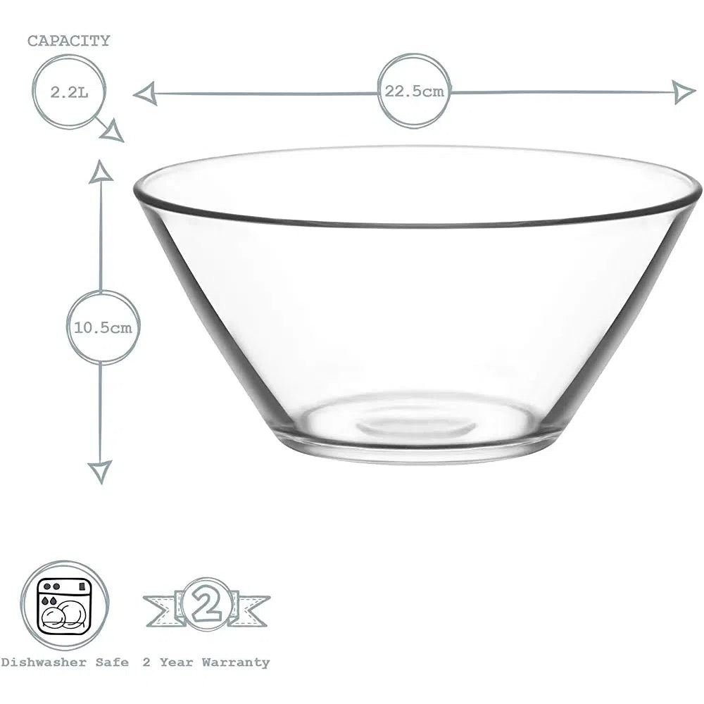 LAV Vega Glass Salad bowl 2165ml SGN2373
