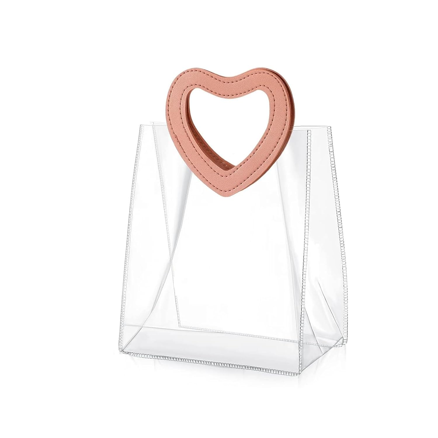 PVC Gift Bags with Heart Handle