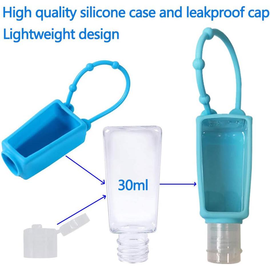 30ml Hand Sanitizer Travel Bottles with Silicone Sleeve
