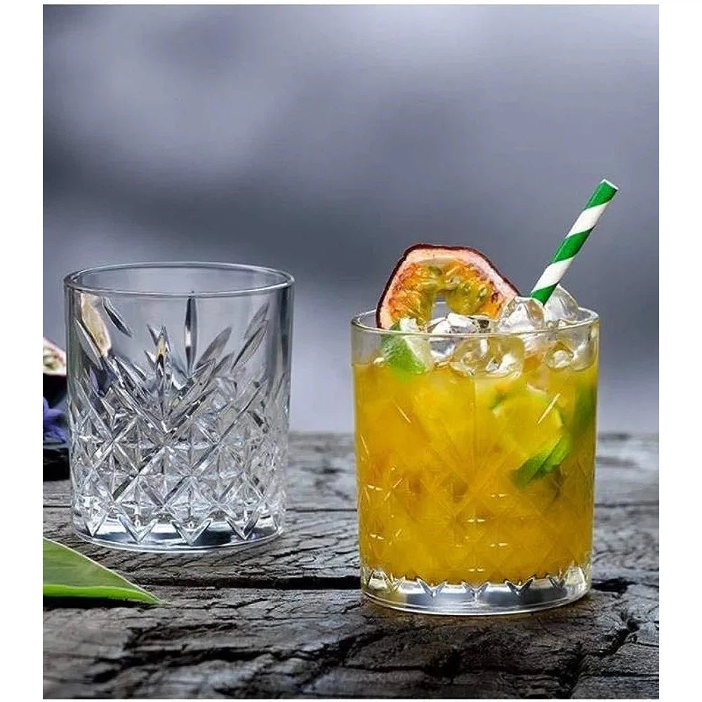 Pasabahce Timeless Glass Tumbler 420ml Whisky 4pack 24028