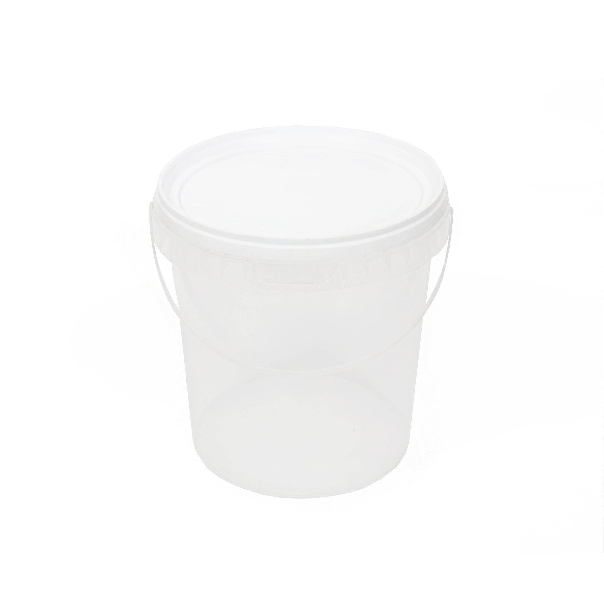 9L Bucket Tamper Proof with Lid - Atchar Container Transparent