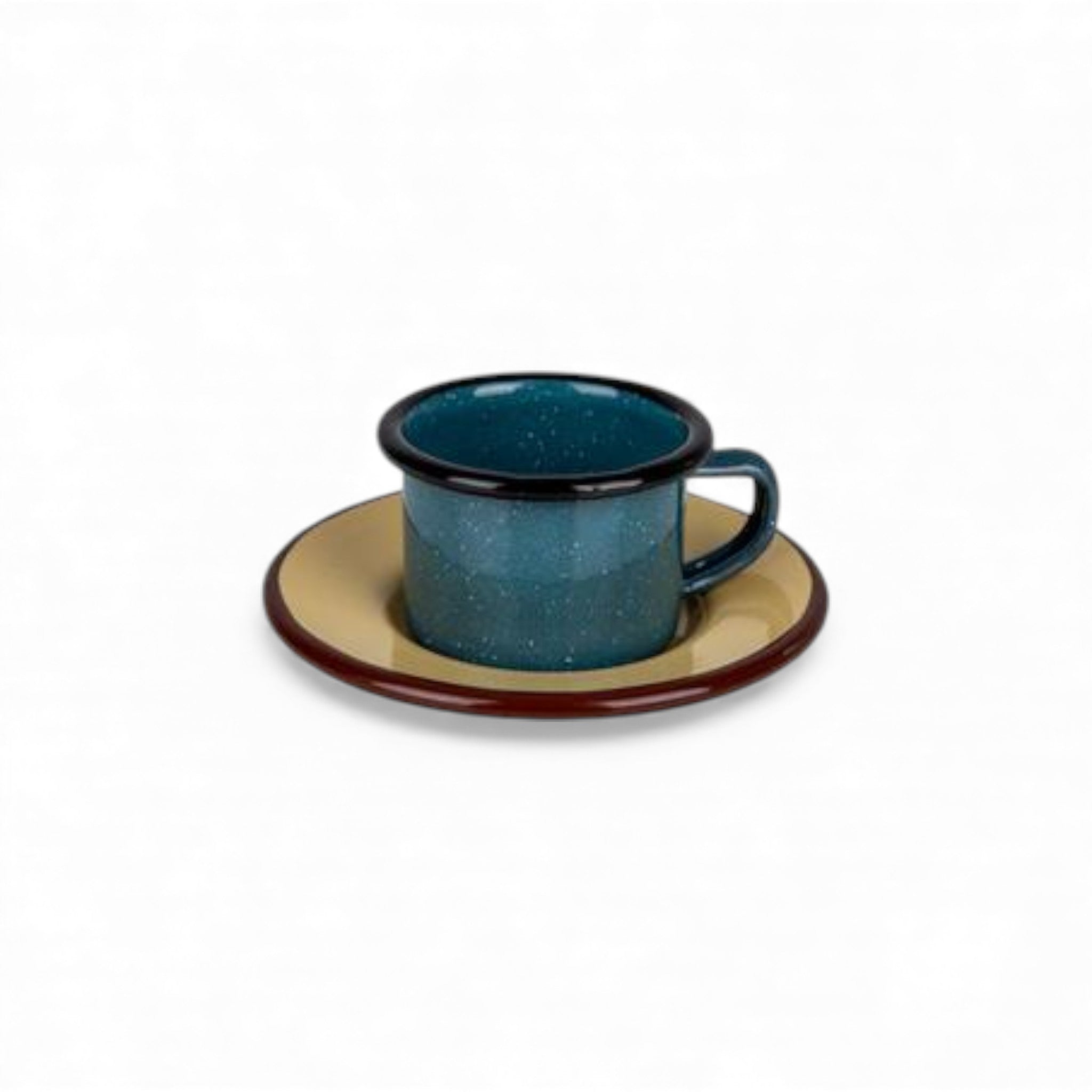 Enamel 6cm Cup & Saucer