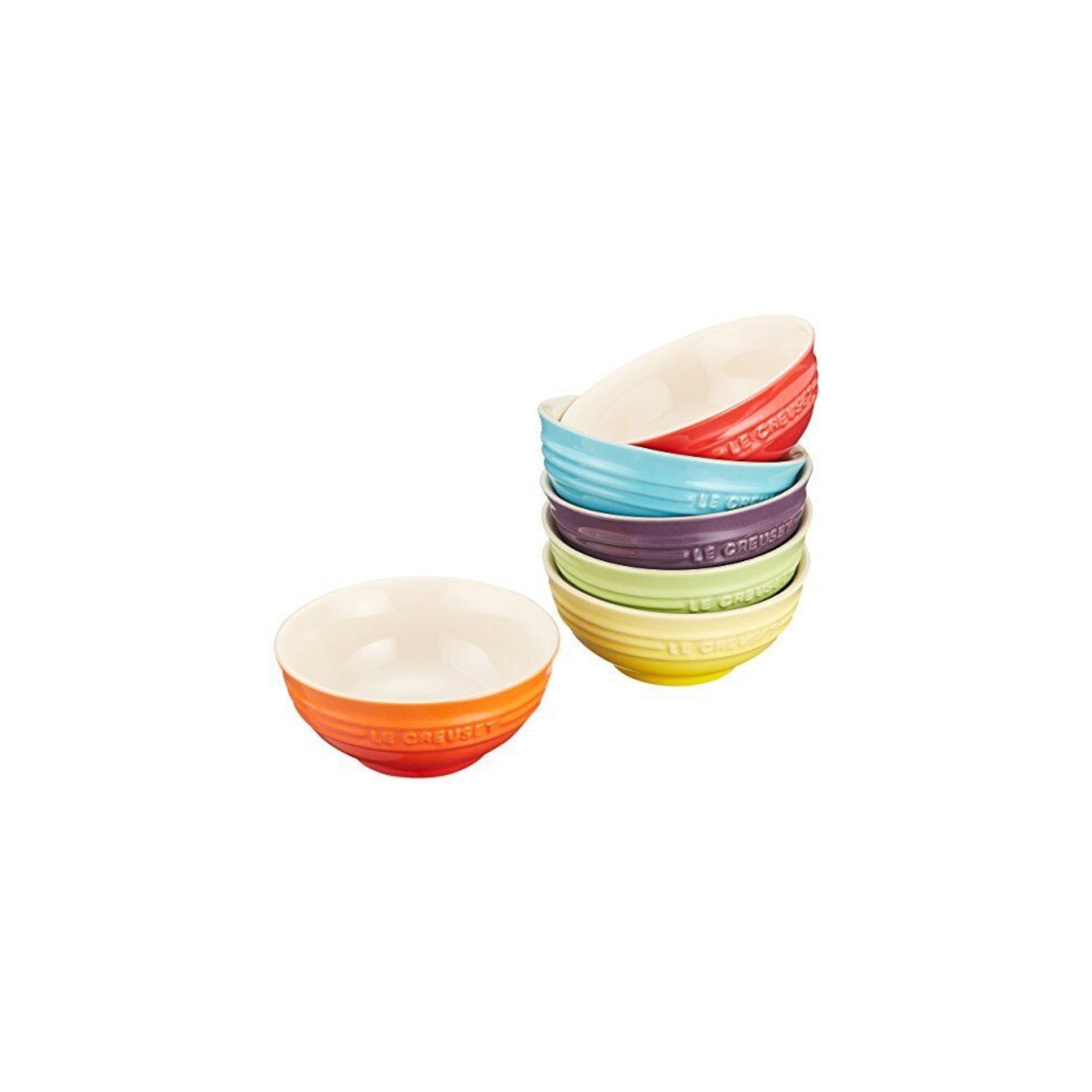 Rainbow Collection Bowls 6pc Set