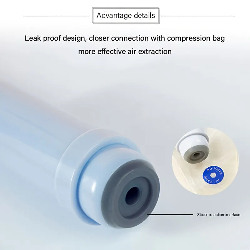 Mini Vacuum Air Pump - Manual Vacuum Sealer for Food Compression Bag
