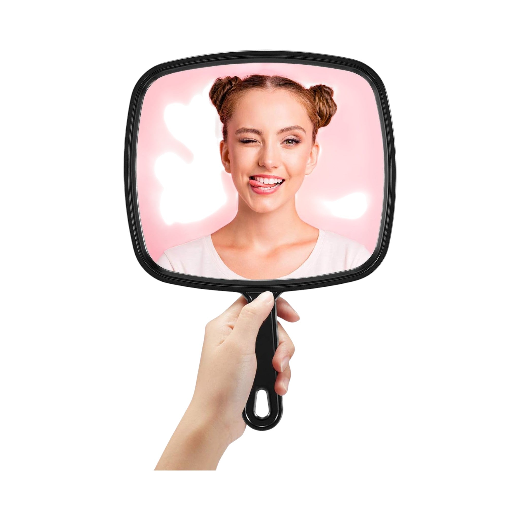 Handheld Face Mirror Large 23x31cm